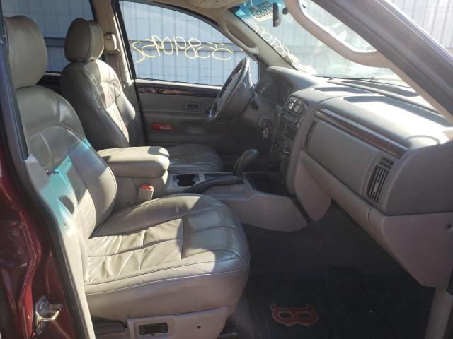 Photo 5 from auction – 2002 JEEP GRAND CHER with VIN 1J4GW58S02C272852