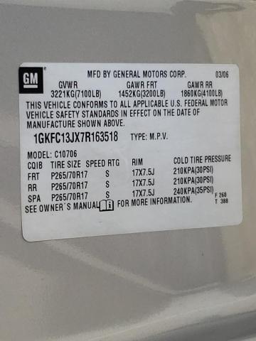 Photo 10 from auction – 2007 GMC YUKON with VIN 1GKFC13JX7R163518