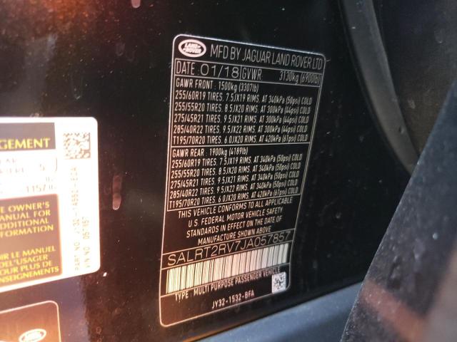 Photo 10 from auction – 2018 LAND ROVER DISCOVERY with VIN SALRT2RV7JA057857