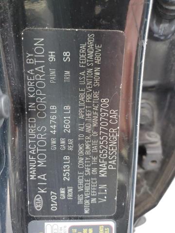 Photo 10 from auction – 2007 KIA RONDO BASE with VIN KNAFG525577079708