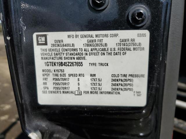 Photo 10 from auction – 2005 GMC NEW SIERRA with VIN 1GTEK19B45Z267655