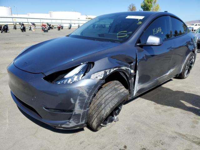Photo 2 from auction – 2021 TESLA MODEL Y with VIN 5YJYGDEE3MF241164