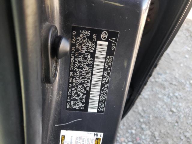 Photo 10 from auction – 2010 TOYOTA COROLLA BA with VIN JTDBU4EE8A9111319