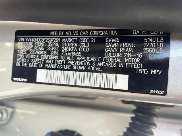 Photo 10 from auction – 2015 VOLVO XC60 T5 PR with VIN YV440MDC8F2597261