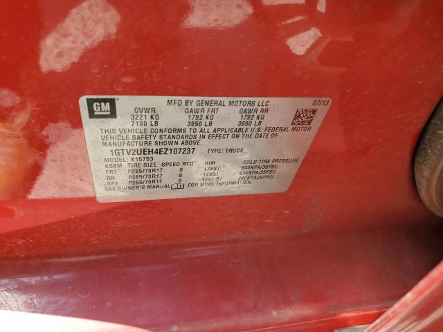 Photo 10 from auction – 2014 GMC SIERRA K15 with VIN 1GTV2UEH4EZ107237