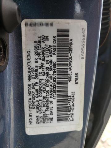 Photo 10 from auction – 2003 TOYOTA CAMRY LE with VIN 4T1BE32K93U764660