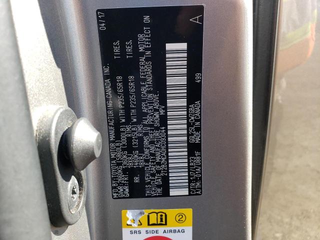 Photo 10 from auction – 2017 LEXUS RX 350 BAS with VIN 2T2BZMCA0HC093044