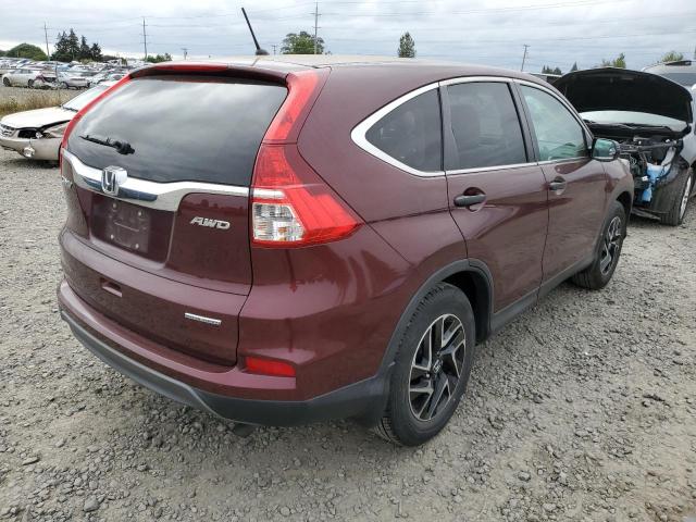 Photo 4 from auction – 2016 HONDA CR-V SE with VIN 2HKRM4H47GH641556