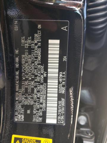 Photo 10 from auction – 2014 TOYOTA HIGHLANDER with VIN 5TDBKRFH4ES025332