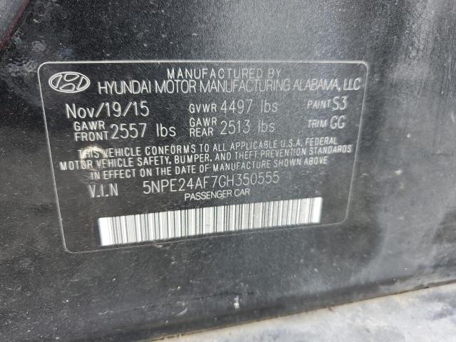 Photo 10 from auction – 2016 HYUNDAI SONATA SE with VIN 5NPE24AF7GH350555