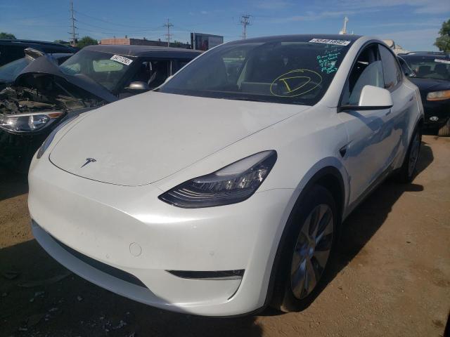 Photo 2 from auction – 2021 TESLA MODEL Y with VIN 5YJYGDEE5MF145472