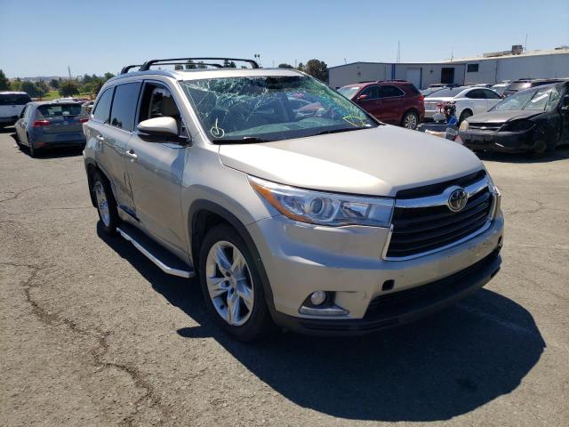 TOYOTA HIGHLANDER 2015 with VIN 5TDDKRFH2FS134544 - Photo from auction