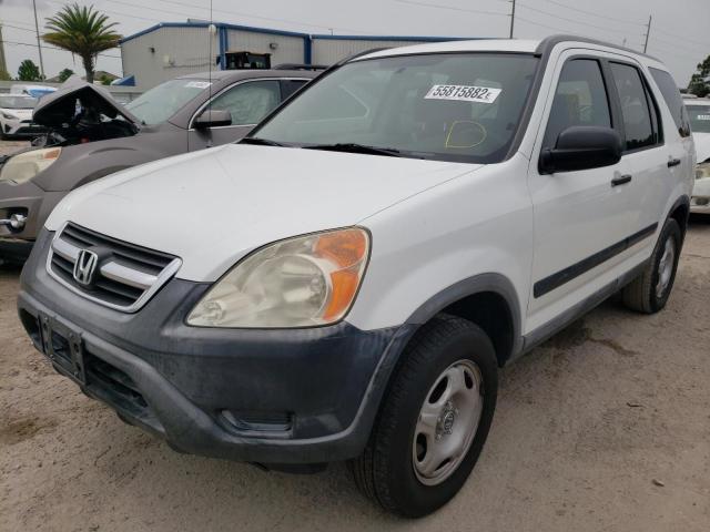 Photo 2 from auction – 2004 HONDA CR-V LX with VIN JHLRD68484C016315