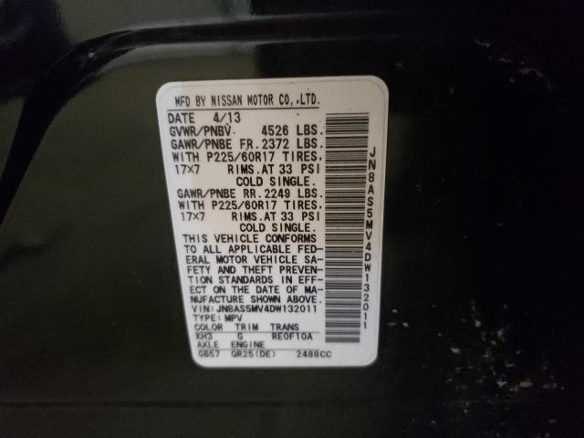 Photo 10 from auction – 2013 NISSAN ROGUE S with VIN JN8AS5MV4DW132011
