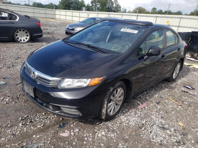 Photo 2 from auction – 2012 HONDA CIVIC EX with VIN 19XFB2F83CE021532