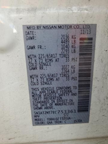 Photo 10 from auction – 2014 NISSAN ROGUE S with VIN 5N1AT2MT7EC753361