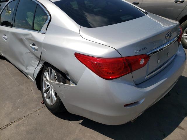 Photo 9 from auction – 2014 INFINITI Q50 BASE with VIN JN1BV7APXEM679406
