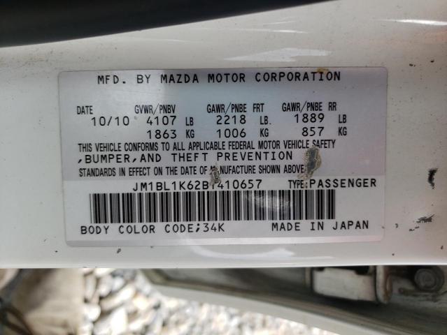 Photo 10 from auction – 2011 MAZDA MAZDA3 with VIN JM1BL1K62B1410657