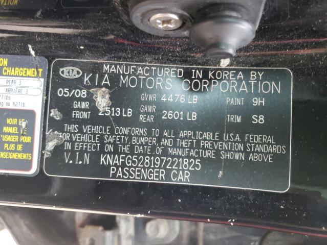 Photo 10 from auction – 2009 KIA RONDO BASE with VIN KNAFG528197221825