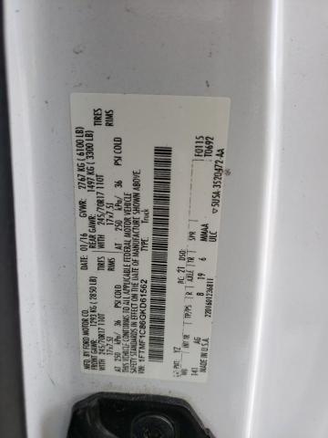 Photo 10 from auction – 2016 FORD F150 with VIN 1FTMF1C86GKD61562