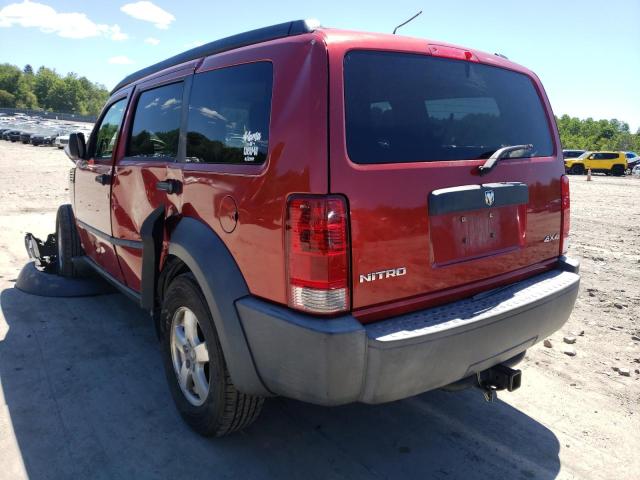 Photo 3 from auction – 2007 DODGE NITRO SXT with VIN 1D8GU28K37W503860