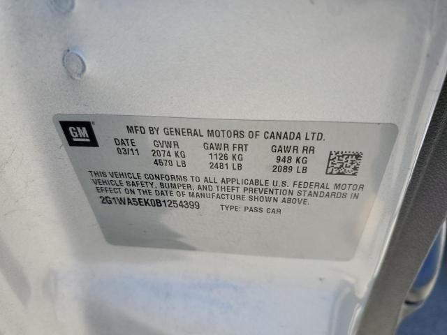 Photo 10 from auction – 2011 CHEVROLET IMPALA LS with VIN 2G1WA5EK0B1254399