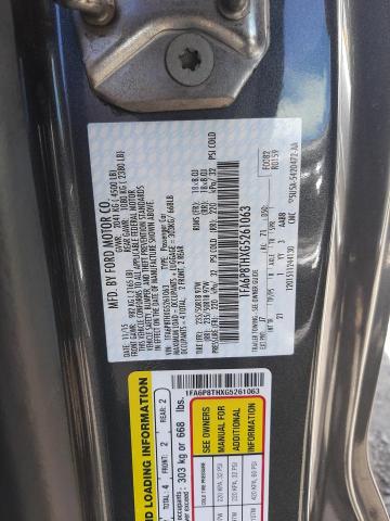 Photo 10 from auction – 2016 FORD MUSTANG with VIN 1FA6P8THXG5261063