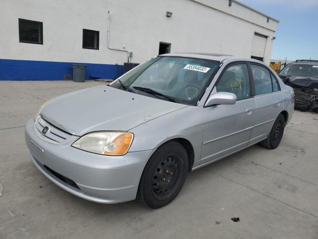 Photo 2 from auction – 2001 HONDA CIVIC EX with VIN 2HGES25791H503929