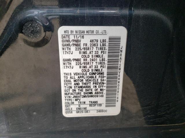 Photo 10 from auction – 2017 NISSAN ROGUE S with VIN JN8AT2MV8HW009149