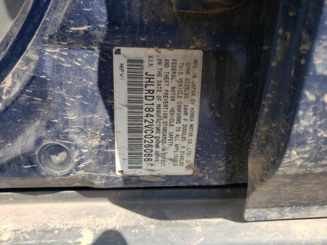 Photo 10 from auction – 1997 HONDA CR-V with VIN JHLRD1842VC026066
