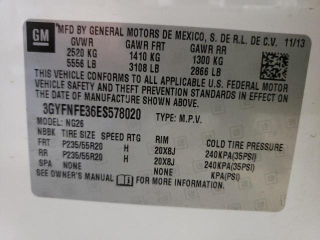 Photo 10 from auction – 2014 CADILLAC SRX PERFOR with VIN 3GYFNFE36ES578020