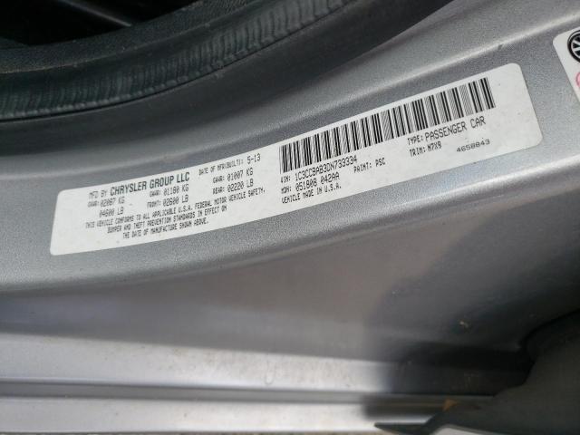 Photo 10 from auction – 2013 CHRYSLER 200 LX with VIN 1C3CCBAB3DN733334