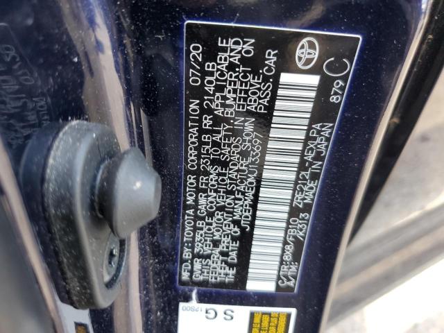 Photo 10 from auction – 2021 TOYOTA COROLLA LE with VIN JTDEPMAE0MJ133697