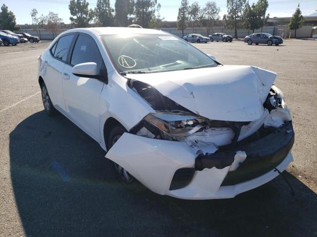TOYOTA COROLLA L 2014 with VIN 5YFBURHE1EP160144 - Photo from auction