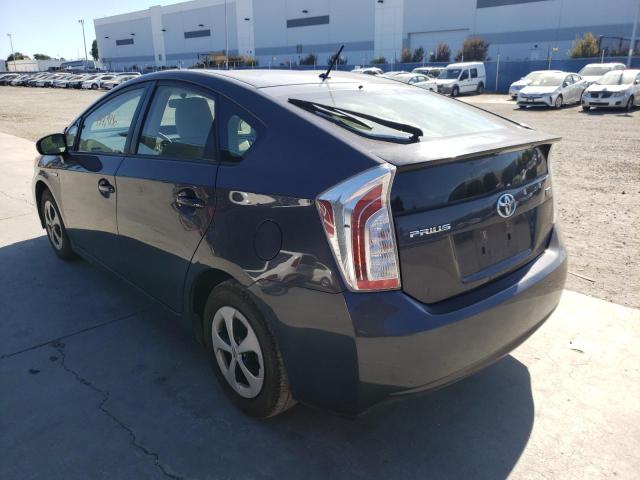 Photo 3 from auction – 2013 TOYOTA PRIUS with VIN JTDKN3DU1D1619540
