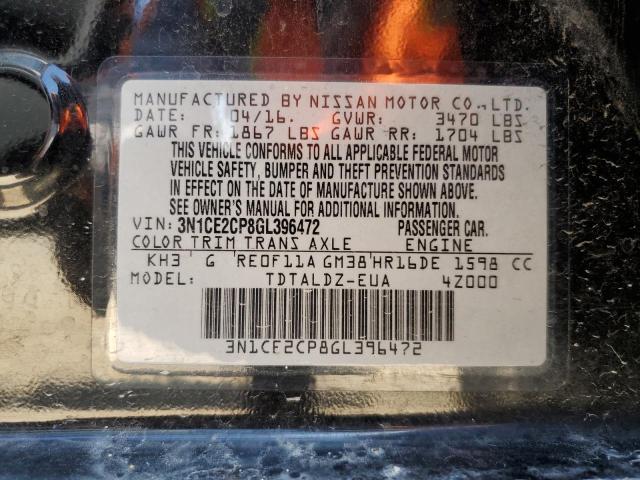 Photo 10 from auction – 2016 NISSAN VERSA NOTE with VIN 3N1CE2CP8GL396472