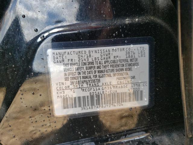 Photo 10 from auction – 2018 NISSAN SENTRA S with VIN 3N1AB7AP8JY296706