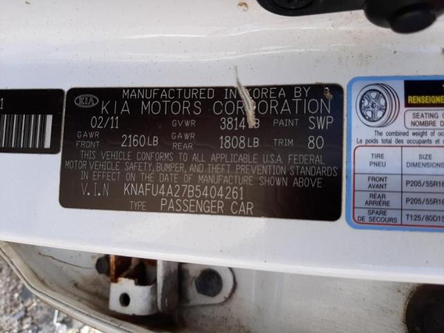 Photo 10 from auction – 2011 KIA FORTE EX with VIN KNAFU4A27B5404261