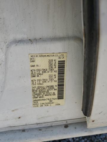 Photo 10 from auction – 2014 NISSAN FRONTIER S with VIN 1N6AD0EV9EN762764