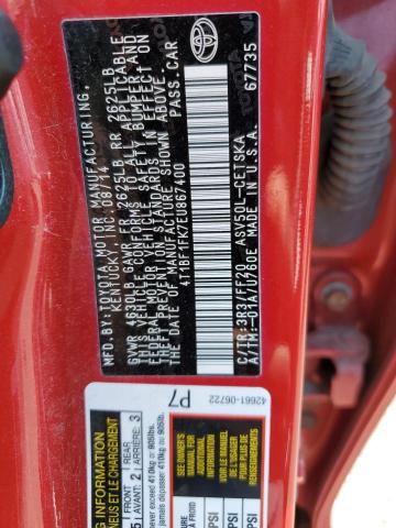 Photo 10 from auction – 2014 TOYOTA CAMRY L with VIN 4T1BF1FK7EU867400