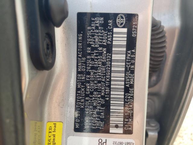 Photo 10 from auction – 2016 TOYOTA CAMRY LE with VIN 4T1BF1FK8GU230132