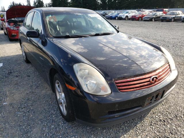 INFINITI G35 2003 with VIN JNKCV51E03M326639 - Photo from auction