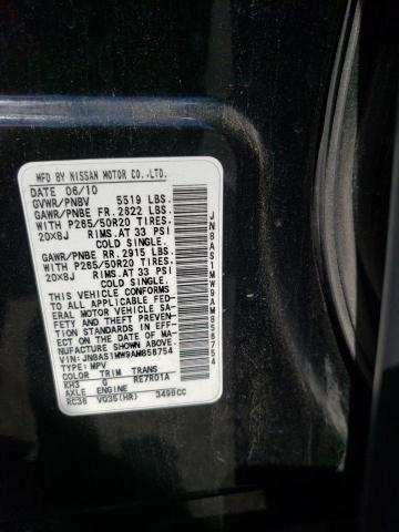 Photo 10 from auction – 2010 INFINITI FX35 with VIN JN8AS1MW9AM856754