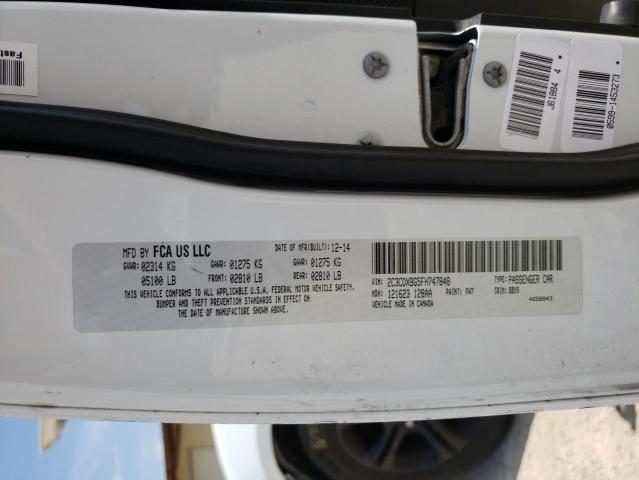 Photo 10 from auction – 2015 DODGE CHARGER SE with VIN 2C3CDXBG5FH747848