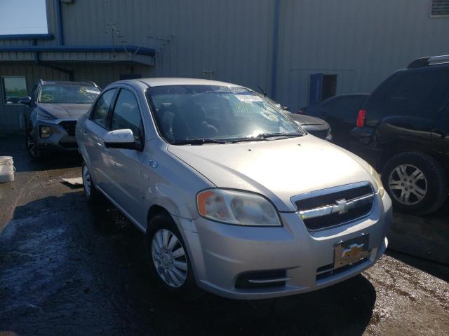 CHEVROLET AVEO BASE 2007 with VIN KL1TD56697B112389 - Photo from auction