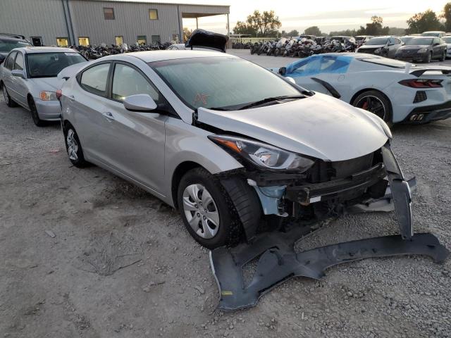 HYUNDAI ELANTRA SE 2016 with VIN 5NPDH4AE3GH766412 - Photo from auction