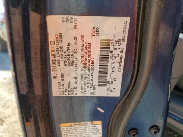 Photo 10 from auction – 2004 FORD EXPLORER X with VIN 1FMZU62K34UC34012