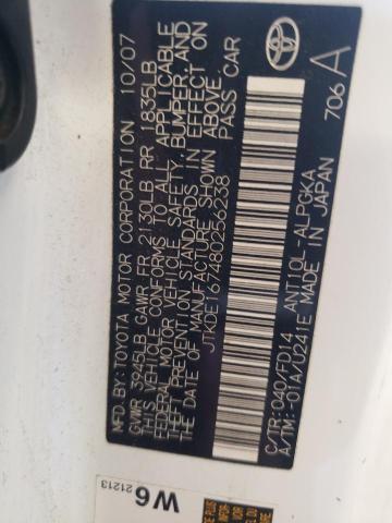 Photo 10 from auction – 2008 TOYOTA SCION TC with VIN JTKDE167480256238