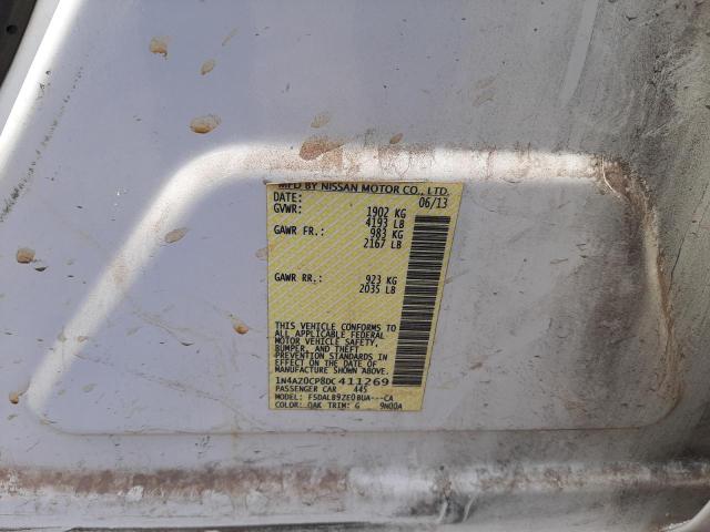 Photo 10 from auction – 2013 NISSAN LEAF S with VIN 1N4AZ0CP8DC411269