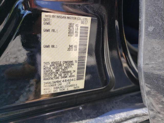 Photo 10 from auction – 2017 NISSAN ALTIMA 2.5 with VIN 1N4AL3AP8HC484041